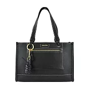 SEE BY CHLOE Cecilya粒面牛皮托特/肩背包 黑色