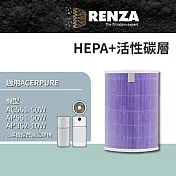 RENZA適用Acer 宏碁 AC551-50W AP551-50W AP352 AP353 AC553 循環空氣清淨機HEPA濾網