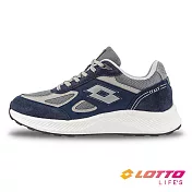 【LOTTO 義大利】男 TITAN 經典跑鞋- 25.5cm 藍