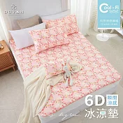 《DUYAN 竹漾》Cool-Fi 瞬間涼感6D冰涼墊 / 雙人 / 野莓小兔