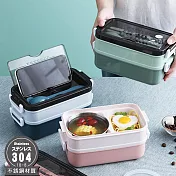 DOLEE 304簡約多功能雙層日式餐盒/便當盒 WT1