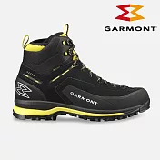GARMONT 男款 GTX 中筒多功能登山鞋 Vetta Tech 002726｜米其林大底 GoreTex 防水透氣 健行鞋 飛拉達 鐵索攀岩 UK8 黑-黃