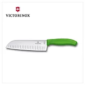 VICTORINOX 瑞士維氏 日式主廚三德刀 綠 6.8526.17L4B