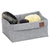 《KELA》Fay毛氈收納籃 | 整理籃 置物籃 儲物箱 - 淺灰26cm