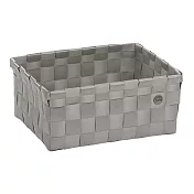 《KELA》Neo長方編織收納籃(銀灰31cm) | 整理籃 置物籃 儲物箱