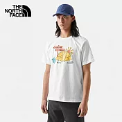 THE NORTH FACE M FOUNDATION CAMP S/S TEE - AP 男短袖上衣-白-NF0A7WF8FN4 L 白色