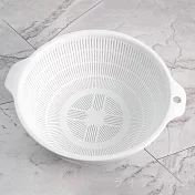 日本製NAKAYA雙層瀝水籃組-小-19cm-3組入