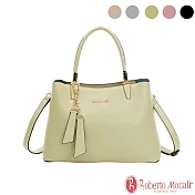 Roberto Mocali - 義大利諾貝兔典雅兔兔流蘇托特手提肩斜背包-共5色 灰藍