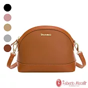 Roberto Mocali - 義大利諾貝兔簡約輕巧小貝殼肩斜背包-共5色 粉紅