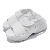 Nike 涼鞋 Wmns Air Adjust Force 白 銀 女鞋 可拆卸 涼拖鞋 厚底 DV2136-100