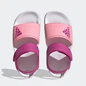 ADIDAS ADILETTE SANDAL K 中大童休閒涼鞋-粉-H06445 20 粉紅色