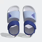 ADIDAS ADILETTE SANDAL K 中大童休閒涼鞋-藍-H06444 18.5 藍色