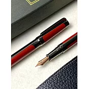 3952老山羊-西拉雅 櫻之紅 玫瑰金鋼尖鋼筆