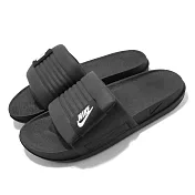 Nike 拖鞋 Wmns Offcourt Adjust Slide 黑 女鞋 魔鬼氈 柔軟泡棉 DV1033-002