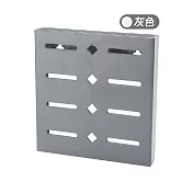 JIAGO 無痕壁掛瀝水刀具收納架 灰色
