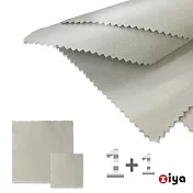 [ZIYA] 超細纖維擦拭布 手機/平板/筆電/螢幕適用 雙面絨面料 24X24cm 加 12X12cm 共2入(顏色隨機)