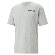 PUMA 流行系列P.Team 男短袖T恤-灰-62248604 S 灰色