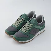 寶特瓶製休閒鞋 La Lande 復古慢跑鞋 松青綠/鐵灰 男生款 EU42 松青綠/鐵灰