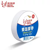 鹿頭牌薄型手撕雙面膠帶24mmX15Y