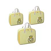 【COMET】卡通兒童棉被衣物收納包-組合包(JY2205) 綠色青蛙