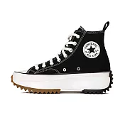 CONVERSE RUN STAR HIKE HI BLACK/WHITE/GUM 男女休閒鞋-黑-166800C US6 黑色