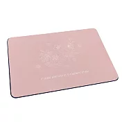 軟式珪藻土地墊 自創 日式風格 地墊 珪藻土 (60*40*0.5cm) 粉的花語