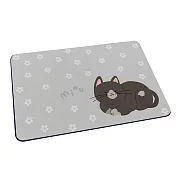 軟式珪藻土地墊 自創 貓咪系列 地墊 珪藻土 (60*40*0.5cm) miau貓貓