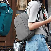 《TRAVELON》Coastal帆布雙層後背包 | 雙肩包 學生包 旅行包 - 岩灰S