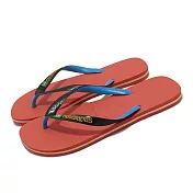 Havaianas 拖鞋 Brasil Mix Flip Flops 男鞋 橘 黑 巴西 國旗 夾腳拖 人字拖 哈瓦仕 41232061256U