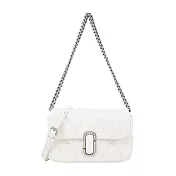 MARC JACOBS THE J MARC MINI小羊皮絎縫鏈袋兩用包-迷你/多色選- 白