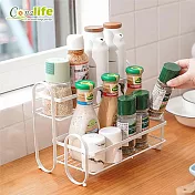 [Conalife]多功能階梯式調味品雙層收納架 （1入）