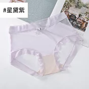 【STizi 史堤茲】和事現貨 女士內褲 3入組 涼感無痕內褲 冰絲清涼 素色 隱形(N005 3入組) M 星黛紫