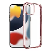 City Boss for iPhone 13 Pro Max 6.7吋 彩盾透明軍規防摔殻 玫瑰金