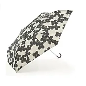 日本amusant sous la pluie可愛樁花【耐風對策】55cm勾把折傘-多色可選 黑樁花