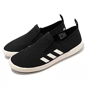 adidas 戶外鞋 Terrex B Slip-On DLX 黑 米白 套入式 愛迪達 男女鞋 HP8647