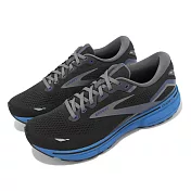 Brooks 慢跑鞋 Ghost 15 男鞋 黑 藍 魔鬼系列 15代 緩衝 運動鞋 路跑 1103931D056