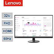 Lenovo 聯想 D32-40 31吋 顯示器(66FCGAC2TW)