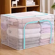 【TANAH】多功能大容量110L收納箱(H-104-110) 淺藍拉