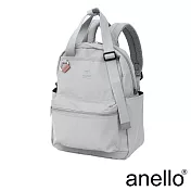 anello BASE 防潑水可調式手提後背包- 淺灰色