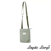 Legato Largo 淡雅輕盈 可水洗 迷你斜背小包- 橄欖綠