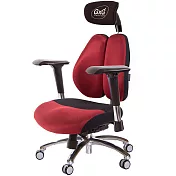 GXG 雙軸枕 DUO KING 工學椅(鋁腳/4D金屬手) 型號3606 LUA7