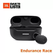 【JBL】ENDURANCE Race 真無線藍芽運動耳機 4色 超長30小時續航 PURE BASS強力音效 保固一年 黑色