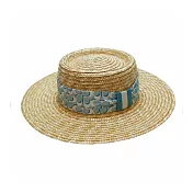 COACH 造型草帽-卡其藍