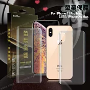 BorDen 霧面 極緻螢幕保鏢 iPhone 11 Pro Max 滿版自動修復保護膜 保護貼(前後膜)