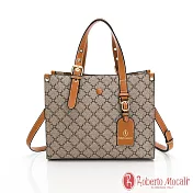 Roberto Mocali - 義大利諾貝兔RM經典方格斜背包 主圖款