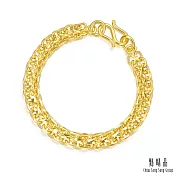 【點睛品】機織素鍊 黃金手鍊_計價黃金