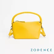 ZODENCE FION進口真皮手提斜背包 艷黃