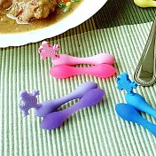 Zan’s手牽手餐具架(粉紅+紫)