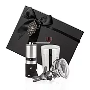 【PO:Selected】丹麥稜角保溫杯咖啡二件禮盒組(稜角保溫杯460ml-共3色/不鏽鋼磨芯咖啡磨2.0) 銀