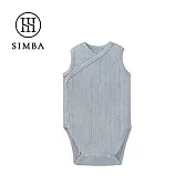 【小獅王辛巴】Air Upper 透氣棉開襟包屁衣70cm(無袖) 藍冉